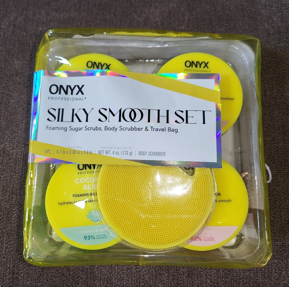 Onyx Foaming Sugar Scrub Set